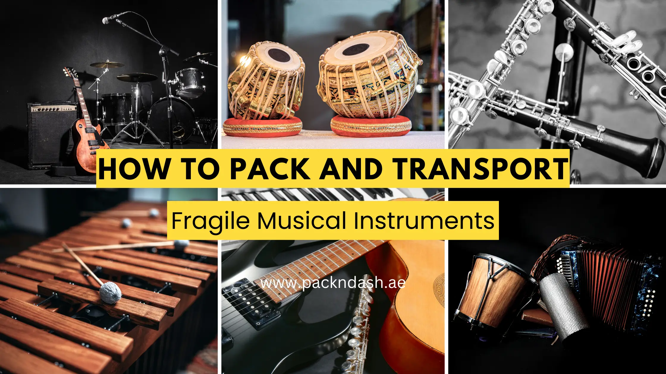 How to Pack and Transport Fragile Musical Instruments