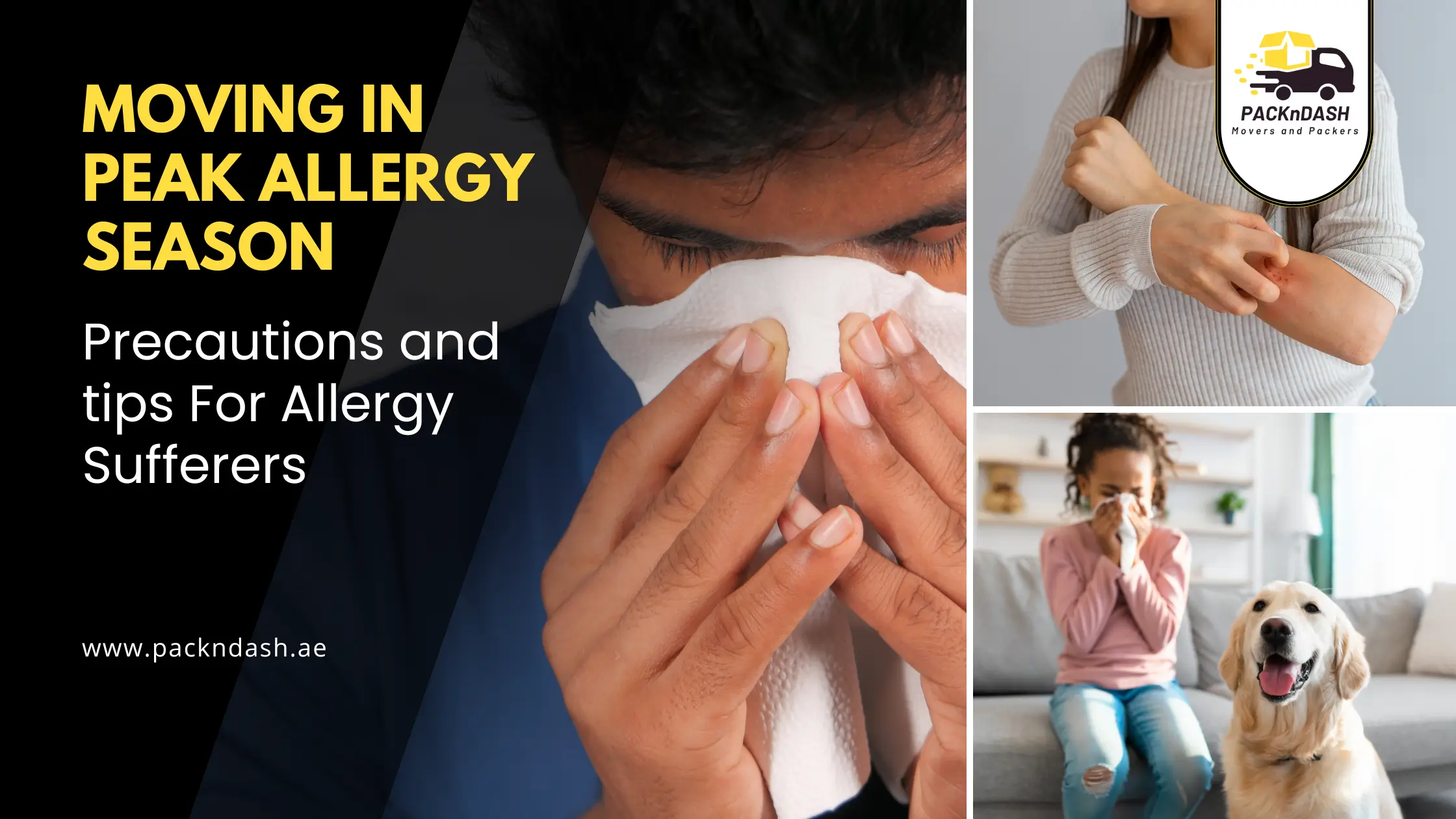 Moving in peak allergy season: Precautions and tips