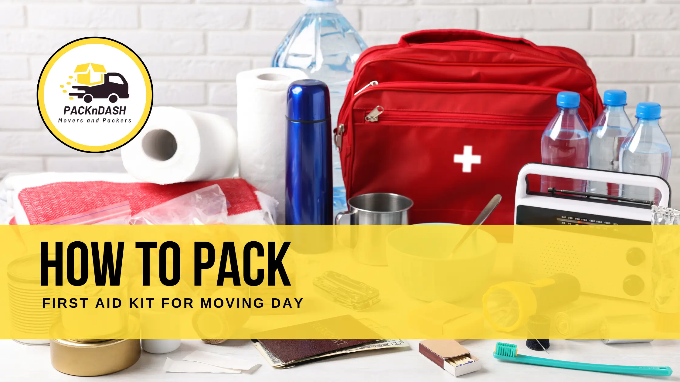 How to Pack a First Aid Kit for Moving Day