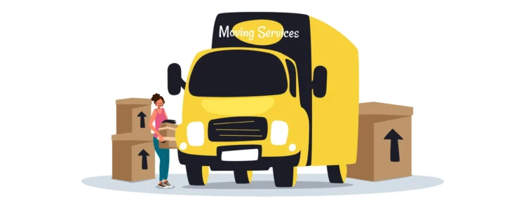 a team member standing and behaving like a professional movers and packers in dubai