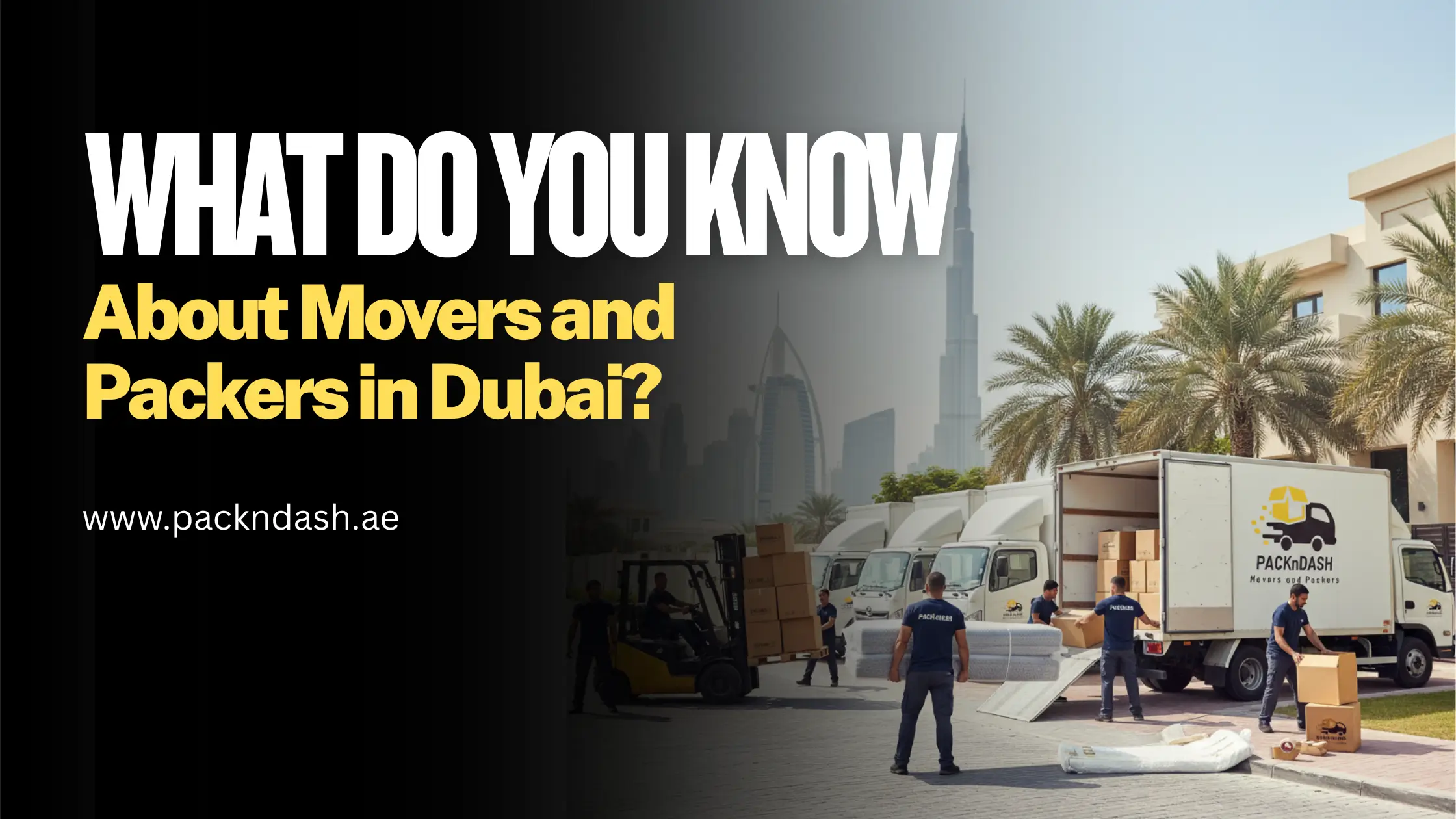 What Do You Know About Movers and Packers in Dubai?